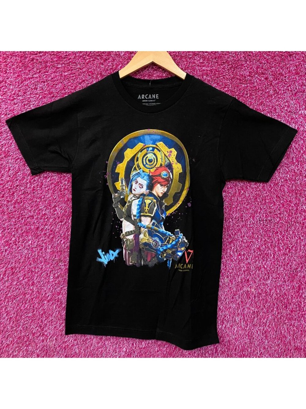 Arcane Jinx and Vi Tshirt size Small